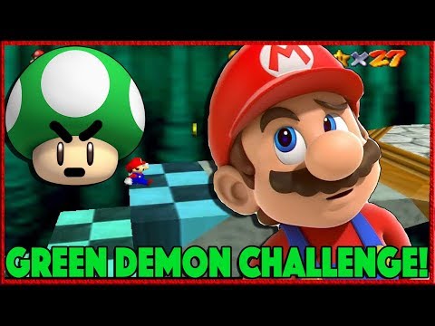 Green Demon Challenge! Bowser In The Dark World - Super Mario 64