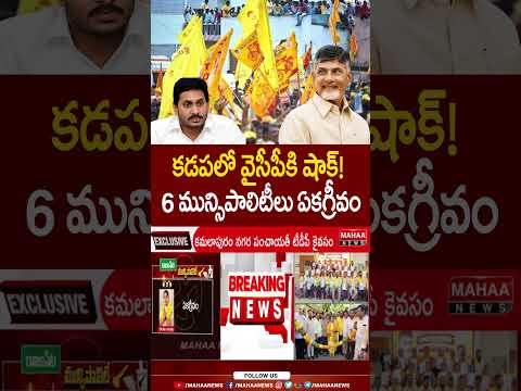 కడపలో వైసీపీకి షాక్! 6 మున్సిపాలిటీలు ఏకగ్రీవం | Kadapa Politics: Big Twist! | Mahaa News