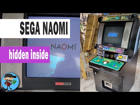 The Sega CashCube Naomi arcade machine