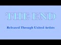 The End Released Through United Artists 1963