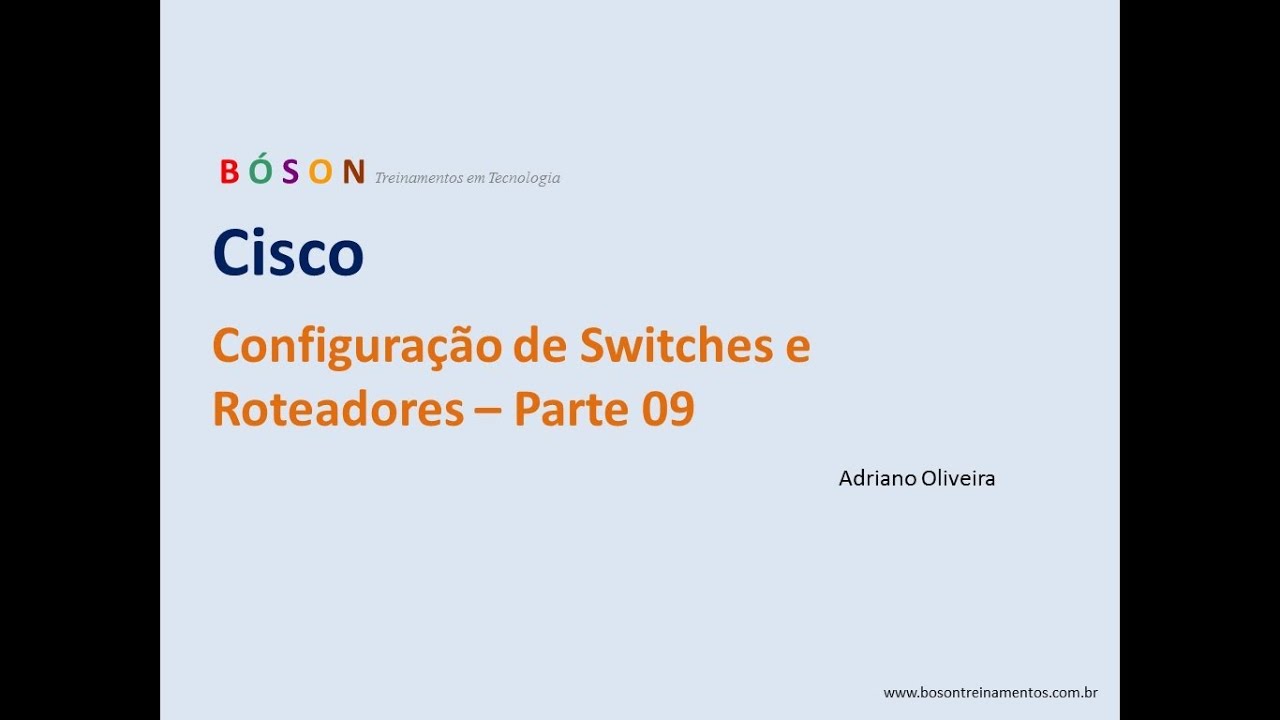 Cisco CCNA - 09 - Comandos que mostram o status e o mac address nas interfaces