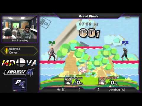 SPM01: Singles Grand Finale - Hat (Sheik, Fox) vs. Junebug (MetaKnight, Sheik, Diddy)