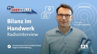 Bilanz im Handwerk – Interview mit Frank Ecker