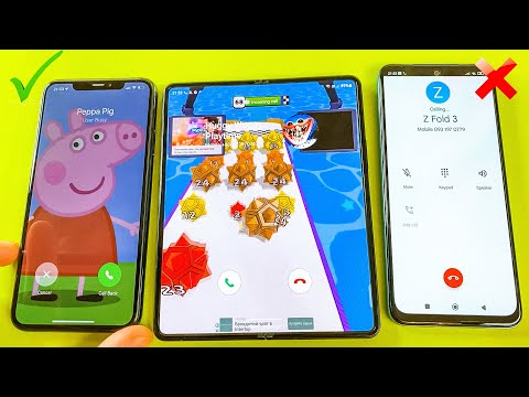 Phone PM 11 vs Xiaomi RN 11 Who Faster Calling to Galaxy Z Fold. Incoming call & Ougoing Call