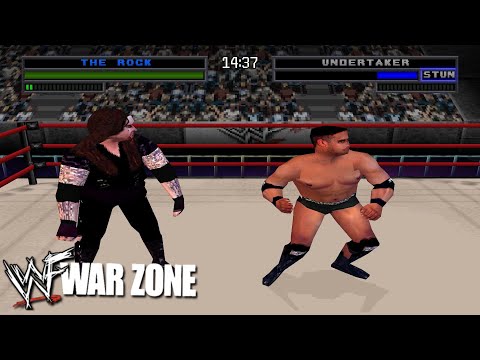 WWF War Zone (PS1) - The Rock - Challenge Mode (Hard Difficulty)