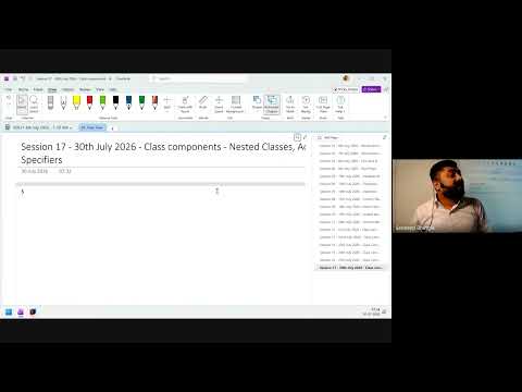 Full Stack Java Class 17class Componentsnested Classesaccess Specifiers It Shaala Batch 2026