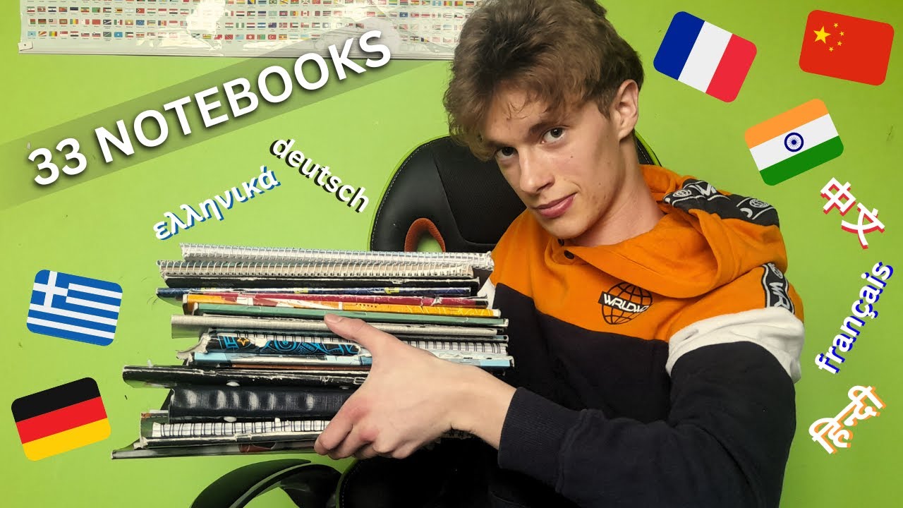 My 33 Language Notebooks | How I Learn Languages (Speaking All 10)