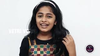 praniti singing song Aanantha Kuyilin Pattu Song