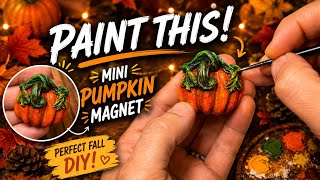 Simple Pumpkin Painting || Basic color painting tutorial