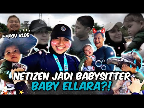 SEHARIAN NETIZEN JADI AYAH BABY EL !! POV JADI ANIQ..  