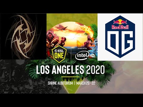 [DOTA 2 LIVE] OG VS Ninjas in Pyjamas NIP live l ESL ONE LOS ANGELES MAJOR 2020 LIVE l DOTA2