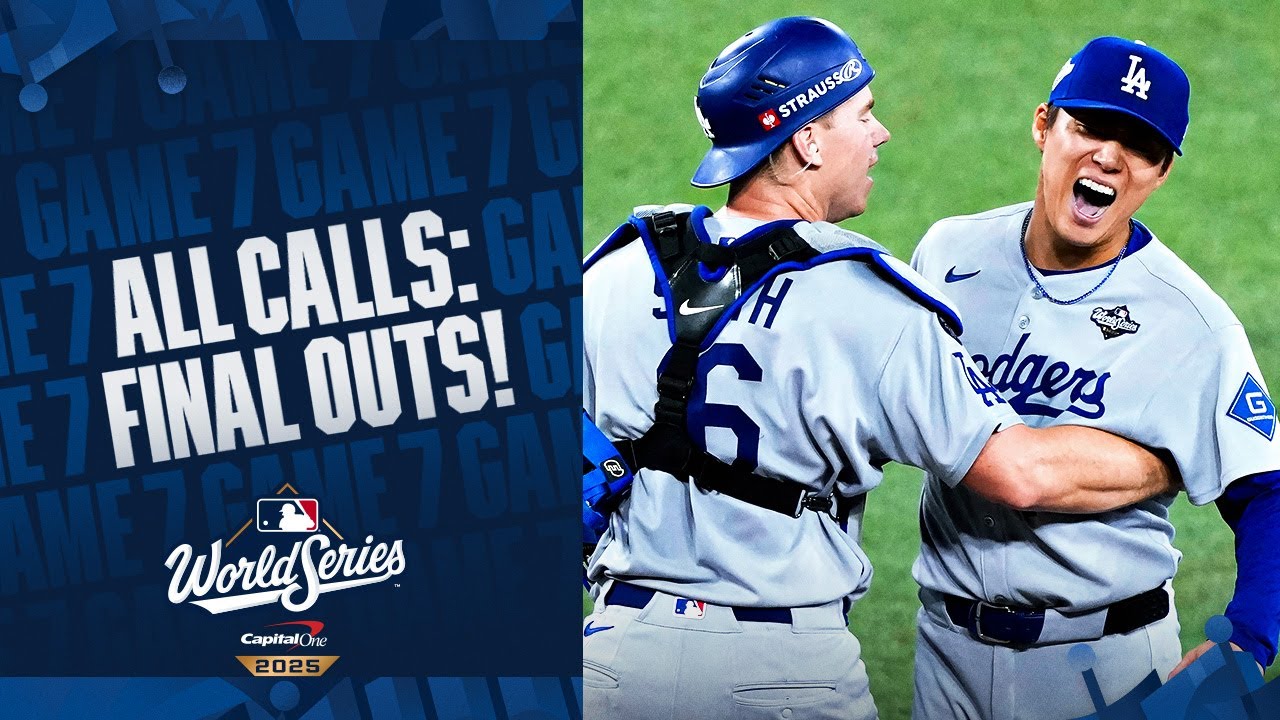 ALL CALLS: The Dodgers repeat as World Series champions! 🏆