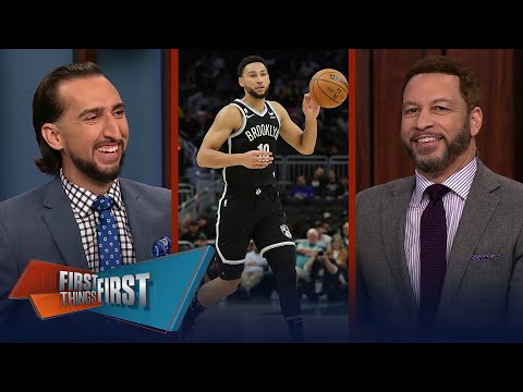 How optimistic should Nets fans feel after Ben Simmons' viral airball? | NBA | FIRST THINGS FIRST