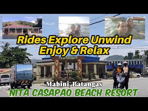 Rides Explore Unwind Enjoy & Relax at Mabini, Batangas | Nita Casapao Beach Resort