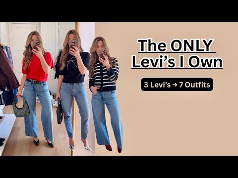 3 Levi’s Jeans, 7 Winter Outfits | The Only Levi’s I Own