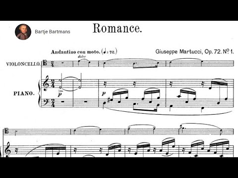 Giuseppe Martucci - 2 Romances for Cello and Piano, Op. 72 (1892)