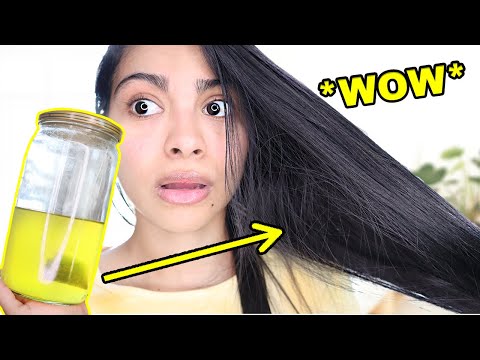 How I Use GREEN TEA RINSE on my hair to increase HAIR...