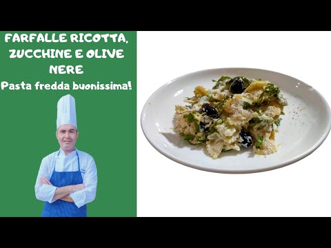 PASTA FREDDA CREMOSA - Ricetta vegetariana facile e veloce con Zucchine e Ricotta