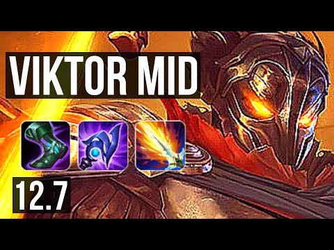 VIKTOR vs CORKI (MID) | 10/1/3, 1.6M mastery, 600+ games, Dominating | EUW Diamond | 12.7