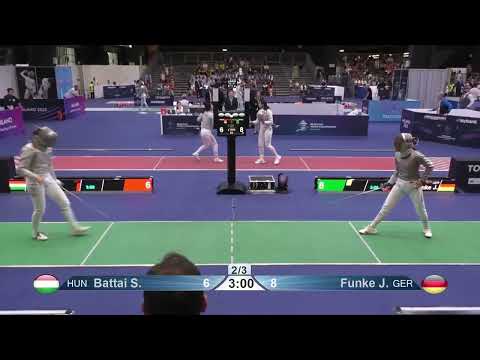 World Championships 2023 SWS - L64 - Battai Sugar Katinka HUN v Julika Funke GER