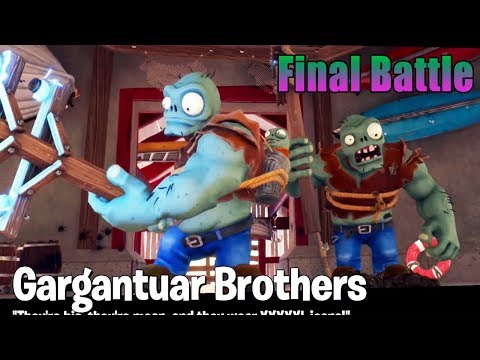 Elite Wave Gargantuar Brothers Bosses! | PVZ BFN Gardens Ops (No Commentary)