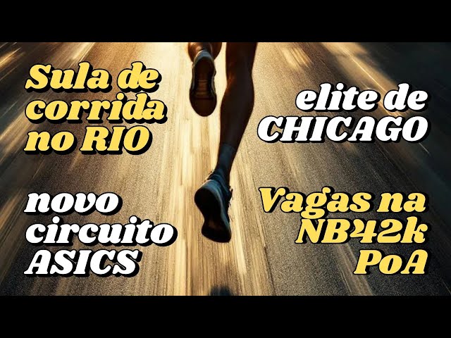 ASICS vai LANÇAR novo CIRCUITO DE CORRIDAS