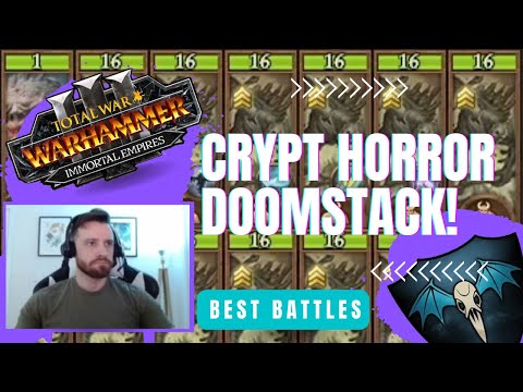 👻OP CRYPT HORROR DOOMSTACK! 👻 / Total War: Warhammer 3 / IMMORTAL EMPIRES / Vampire Counts