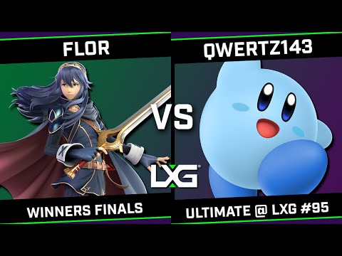 FLOR (Lucina/Min Min) vs qwertz143 (Kirby/Mii Gunner) - Smash Ultimate @ LXG 95 - Winners Finals