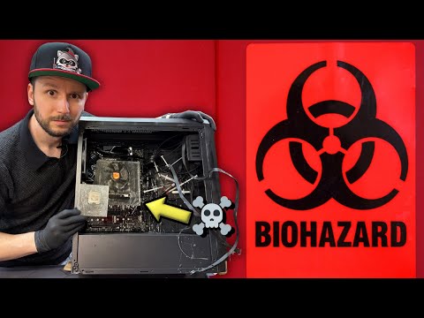 The HARDEST Repair Job I've Ever Had - Epoxy Filled Gaming PC -