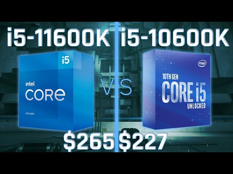 i5-11600K vs i5-10600K | Gaming, Blender, Cinebench, Power