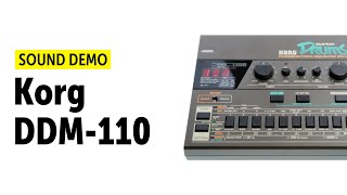Video thumbnail for Korg DDM-110 - Drum Machine Sound-Demo by Bonedo Synthesizers