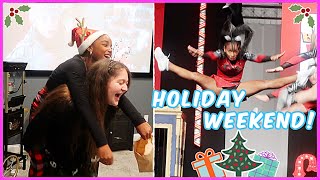 SECRET SANTA HOLIDAY PARTY WITH MY FRIENDS, SISTER CHEERLEADING COMPETITION & MORE! | YOSHIDOLL