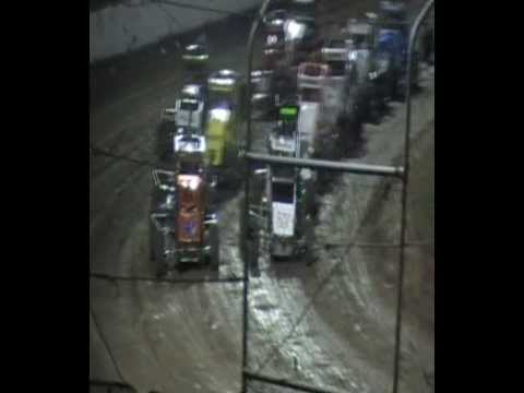 POWRI World Midget Championship - Round 7 - B-Main - Lismore Speedway - 31.01.14