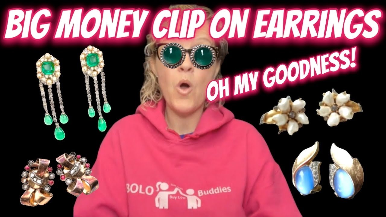 Big Money Vintage Clip On Earrings What to LOOK for! Costume Jewelry
