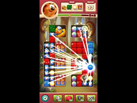 Toon Blast Level 7665 - NO BOOSTERS 🐻🐺🐱 | SKILLGAMING ✔️