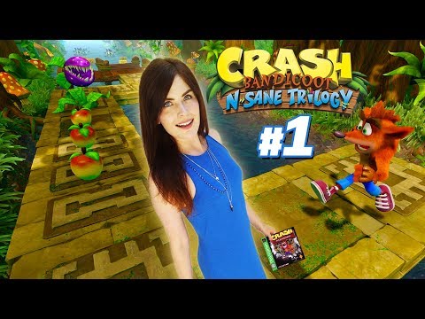 Crash Bandicoot Remastered (Part 1) First time Walkthrough / Playthrough