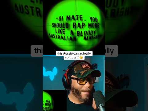 this Aussie can actually spit… wtf 🫣 #piglatin #rappers #foryou