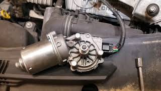 Changing the windshield wiper motor on a 2012 Toyota Prius