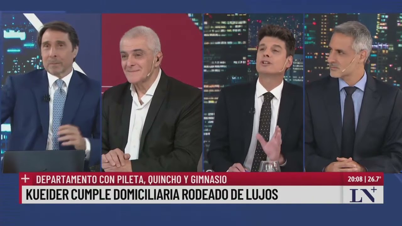Kueider, con arresto domiciliario en edificio de lujo; "El pase 2024" entre Feinmann y Olivera