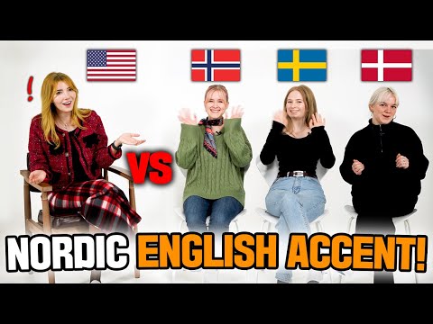 American was shocked by Nordics' English Differences!! (Danish, Swedish, Norwegian)