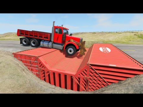 Cars vs Upside Down Speed Bumps Sa Beamng Nation – BeamNG.Drive