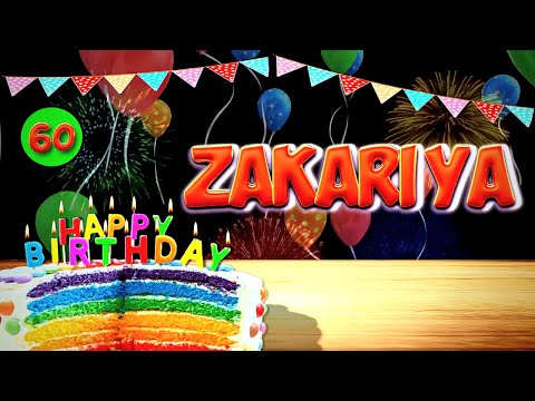 ZAKARIYA Happy Birthday Song to You | ZAKARIYA