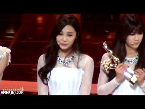 140116 골든디스크어워즈 에이핑크 본상 수상소감 정은지 직캠