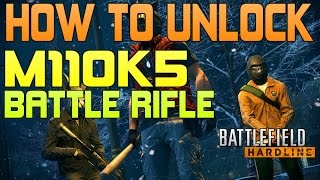 HOW TO UNLOCK THE M110K5! (Battlefield Hardline Blackout DLC Expansion)