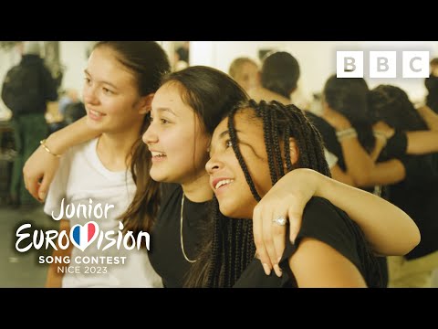 Behind The Scenes of a STAND UNIQU3 Rehearsal💃| Junior Eurovision 2023 | CBBC