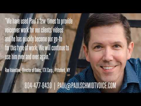 Voice Over Narration Demo - Corporate Examples - Paul Schmidt