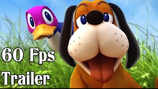 Super Smash Bros 4 Duck Hunt Dog 60fps Cutscenes Trailer | Wii U and 3DS 【1080p HD】