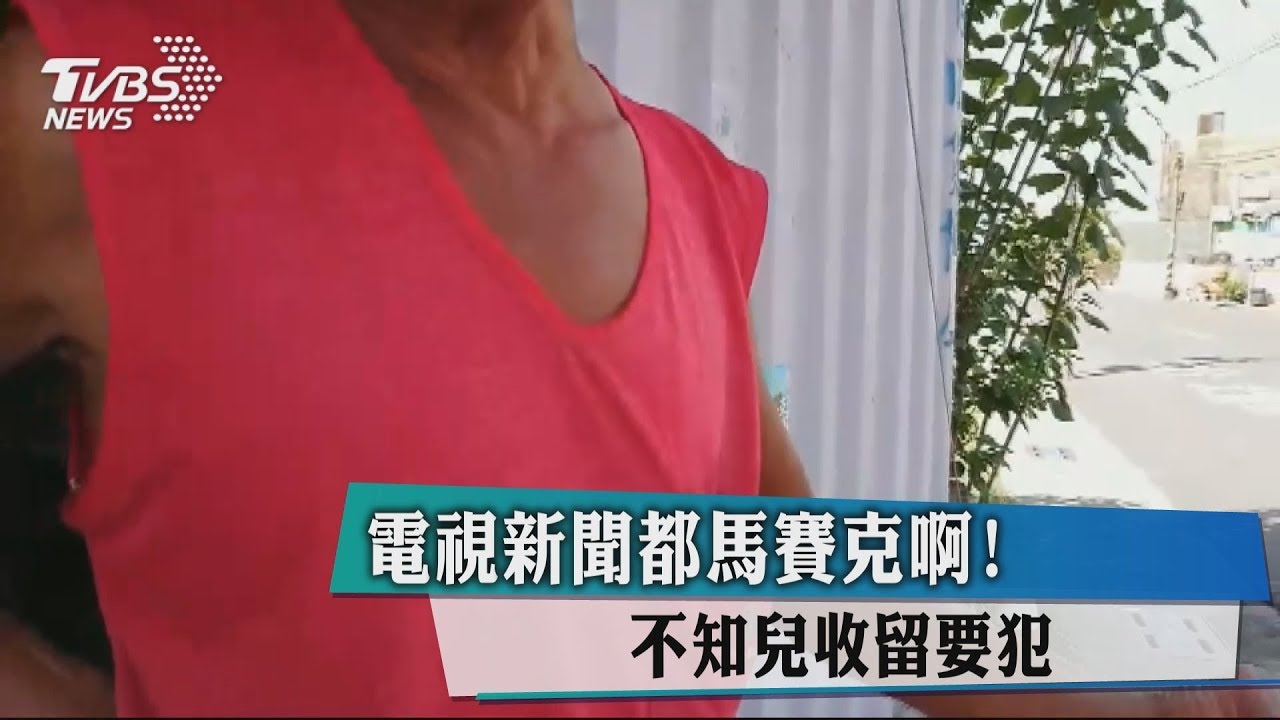 「電視新聞都馬賽克啊!」 不知兒收留要犯