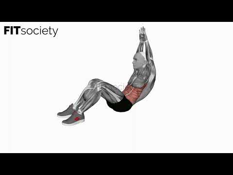 crunch - hands overhead