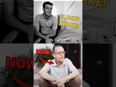 The Man Who Stayed Awake for 11 Days – What Happened to Him? 😱 (World Record!)  #shorts